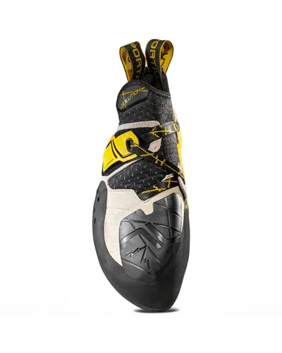 La Sportiva Solution Climbing Shoes, White/Yellow