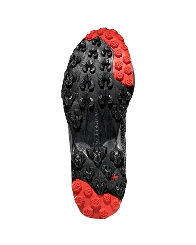La Sportiva Akyra II GTX Gore-Tex Scarpe Trail Running Uomo, Black/Cherry Tomato