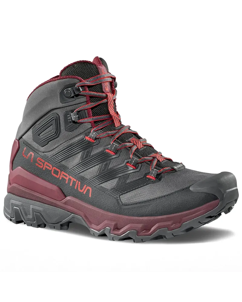 La Sportiva Ultra Raptor 3 Mid GTX Gore-Tex Men's Hiking Boots, Carbon/Redwood
