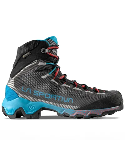 La Sportiva Aequilibrium Hike GTX Gore-Tex Women's Hiking Boots, Carbon/Malibu Blue