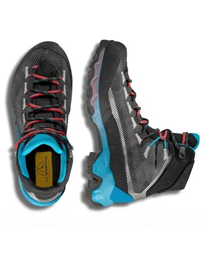 La Sportiva Aequilibrium Hike GTX Gore-Tex Scarponi Trekking Donna, Carbon/Malibu Blue