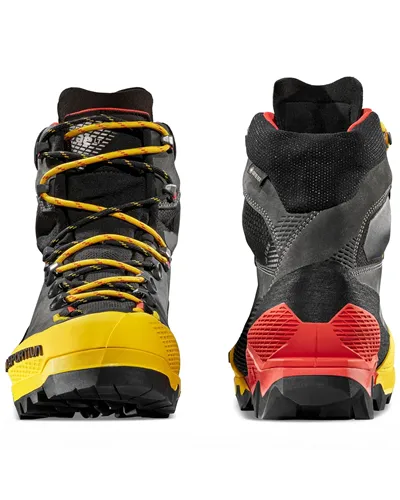 La Sportiva Aequilibrium LT GTX Gore-Tex Men's Mountaineering Boots, Black/Yellow