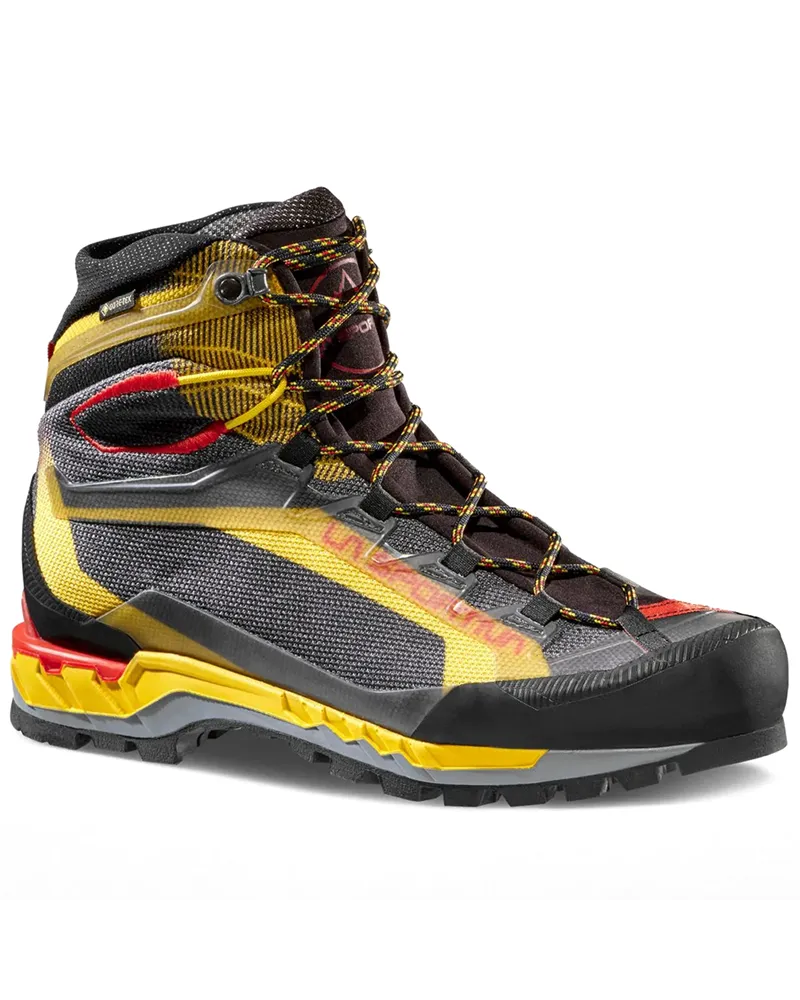 La Sportiva Trango Tech GTX Gore-Tex Men's Mountaineering Boots, Black/Yellow