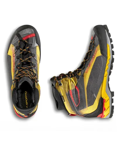 La Sportiva Trango Tech GTX Gore-Tex Scarponi Alpinismo Uomo, Nero/Giallo