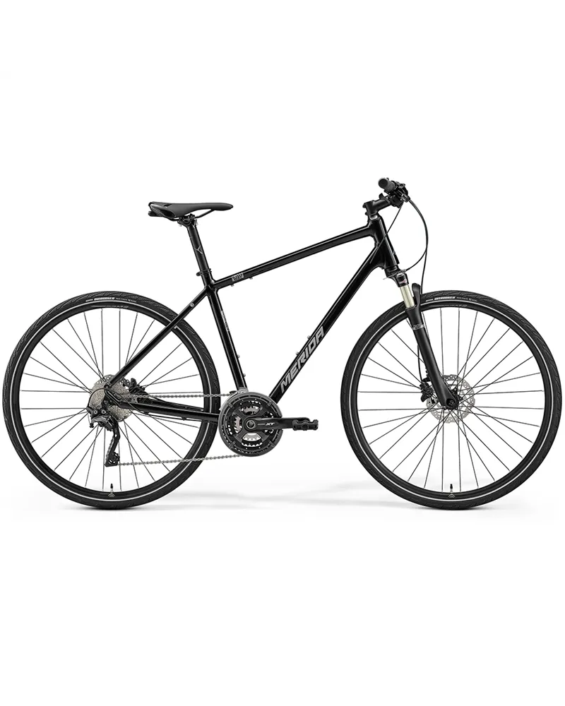 Merida Crossway XT-Edition Glossy Black (Matt Silver) MY22
