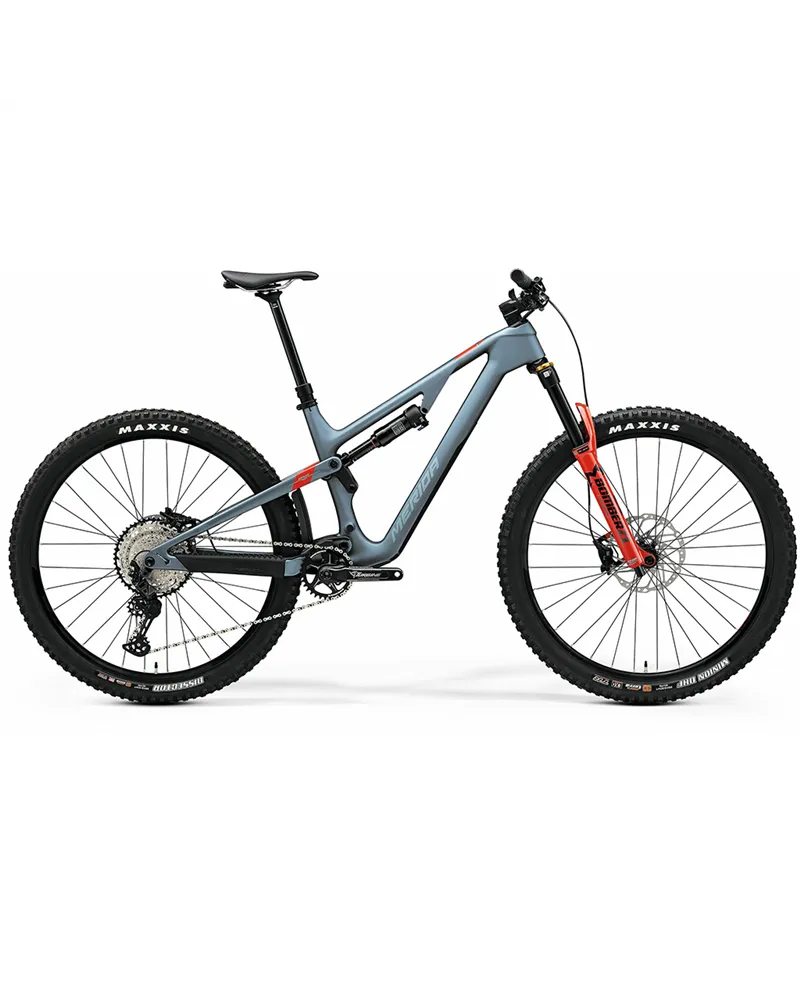 Merida One-Forty 6000 CF4 Silk Steel Blue (Blue/Race Red) MY22