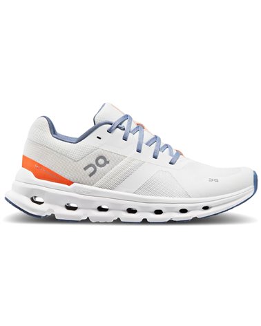 On Cloudrunner Scarpe Running Donna, Undyed-White/Flame