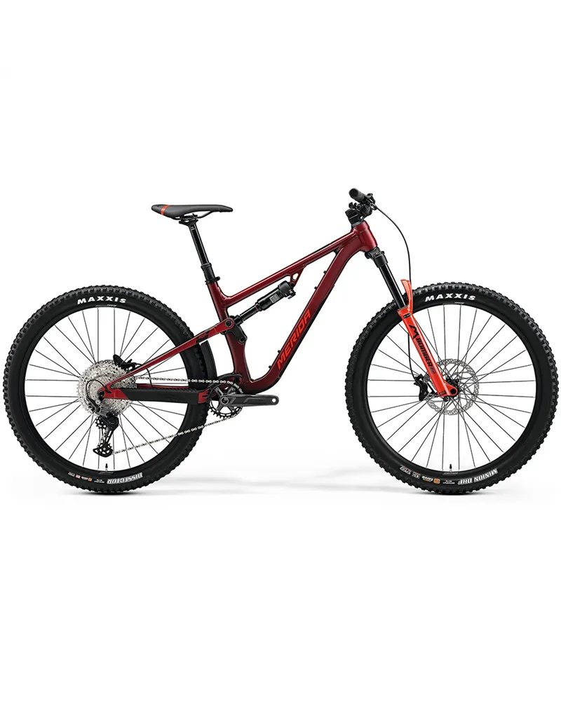 Merida One-Forty 500 Silk Dark Strawberry (Red/Blk) MY24