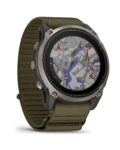 Garmin Enduro 4 Orologio GPS Multisport Cardio Integrato, Grey/Dark Olive