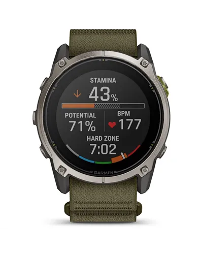 Garmin Enduro 4 Orologio GPS Multisport Cardio Integrato, Grey/Dark Olive