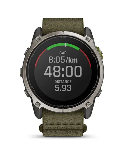 Garmin Enduro 4 Orologio GPS Multisport Cardio Integrato, Grey/Dark Olive