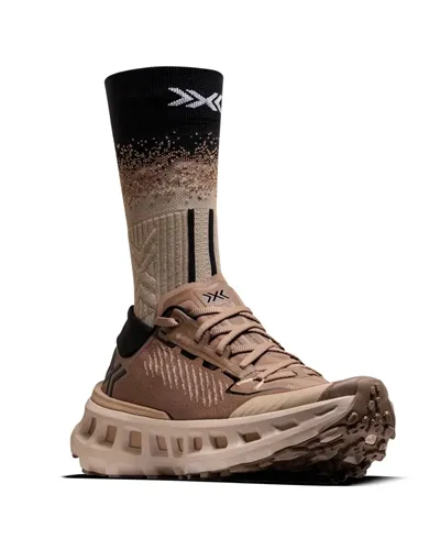 X-Bionic TerraSkin X03 GTX Gore-Tex Scarpe Trail Running Unisex, Dark Sand/Light Sand