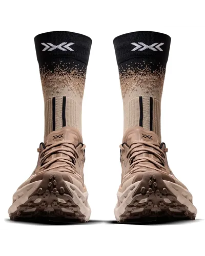 X-Bionic TerraSkin X03 GTX Gore-Tex Scarpe Trail Running Unisex, Dark Sand/Light Sand