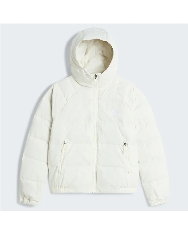The North Face Hydrenalite RDS Women's Hooded Down Jacket, White Dune
