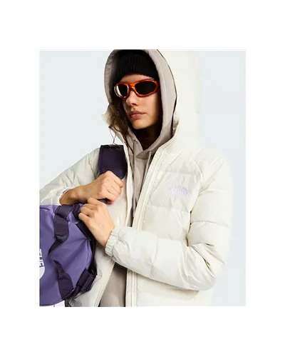 The North Face Hydrenalite RDS Women's Hooded Down Jacket, White Dune