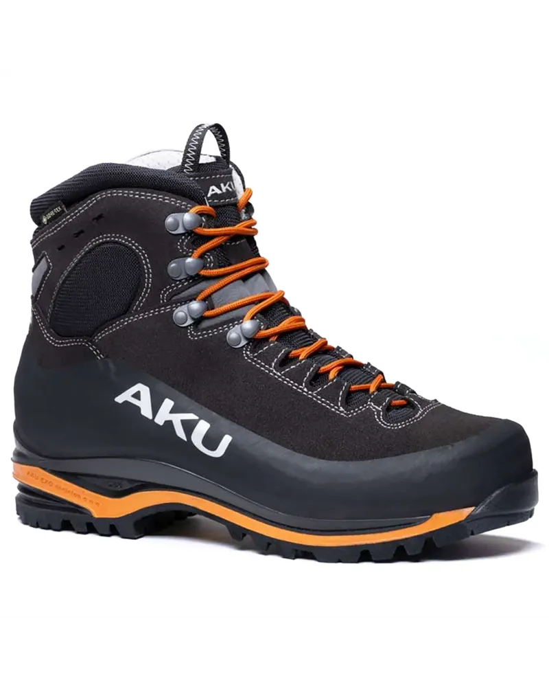 Aku Superalp Wide GTX Gore-Tex Scarponi Uomo, Antracite/Arancio