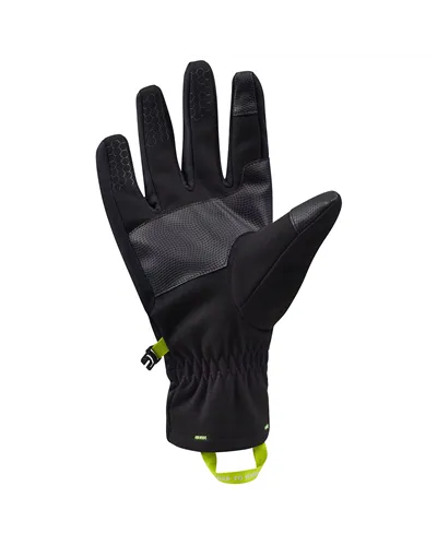 Karpos Scarnia Softshell Guanti Antivento Touchscreen Compatibile, Nero