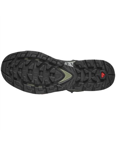 Salomon Quest Element GTX Gore-Tex Scarponi Trekking Uomo, Black/Deep Lichen Green/Olive Night