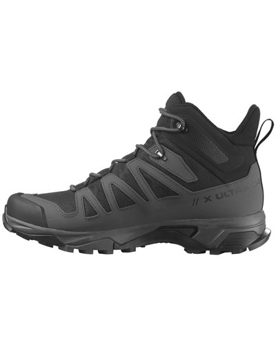 Salomon X Ultra 4 Mid GTX Gore-Tex Scarponi Trekking Uomo, Black/Magnet/Pearl Blue