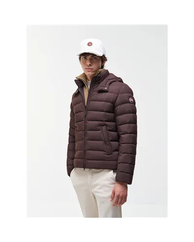 Colmar Giacca Piumino con Cappuccio Staccabile Uomo, Black Coffee/Black