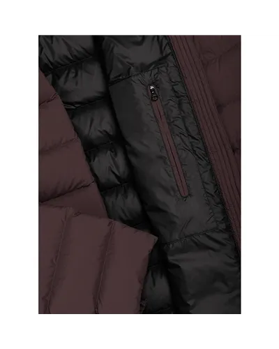 Colmar Giacca Piumino con Cappuccio Staccabile Uomo, Black Coffee/Black