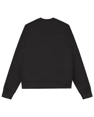 Colmar Felpa Girocollo in Jacquard Uomo, Black