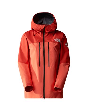 The North Face Summit Pumori Pro GTX Gore-Tex Women's Waterproof Jacket, Radiant Orange/Auburn Glaze