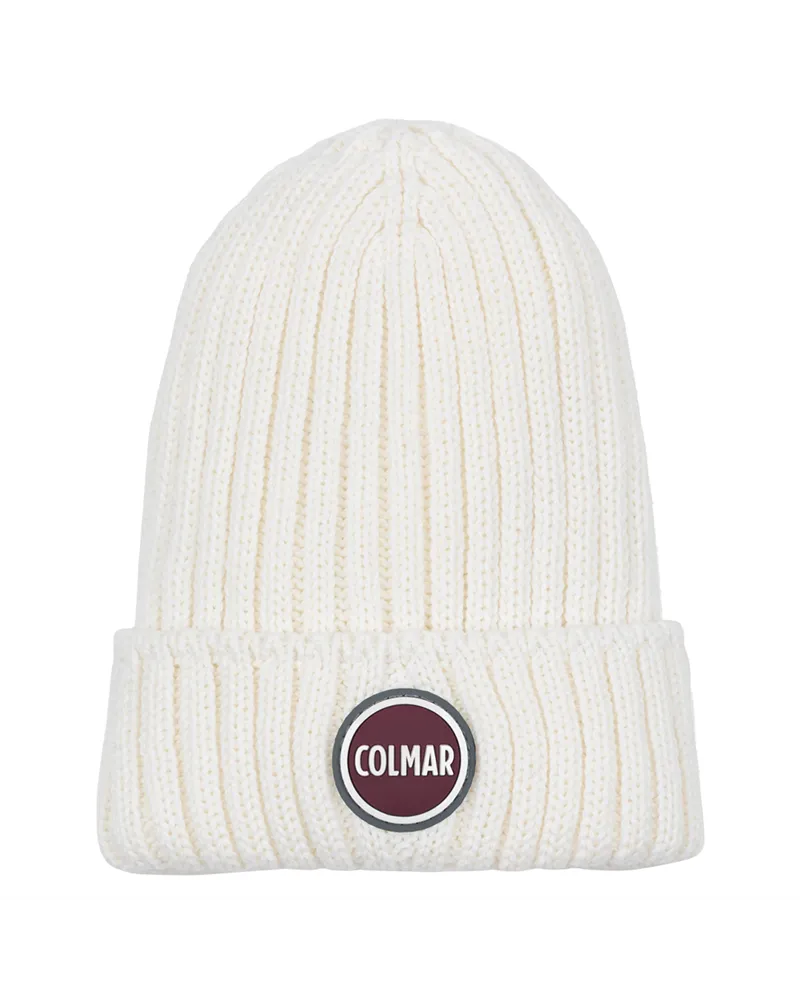 Colmar Berretto a Coste con Risvolto Unisex, Tofu (Taglia Unica)