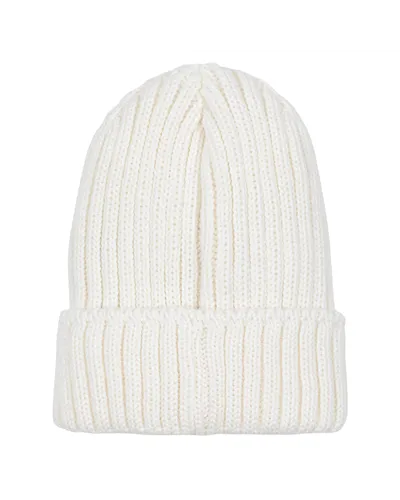 Colmar Unisex Rib-Knit Hat with Turn-Up, Tofu (One Size Fits All)