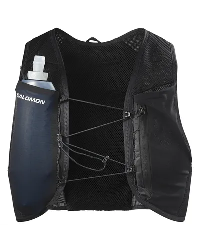 Salomon Hydra Access 4 Hydration Running Pack/Vest, Black (500 ml Soft Flask Included)