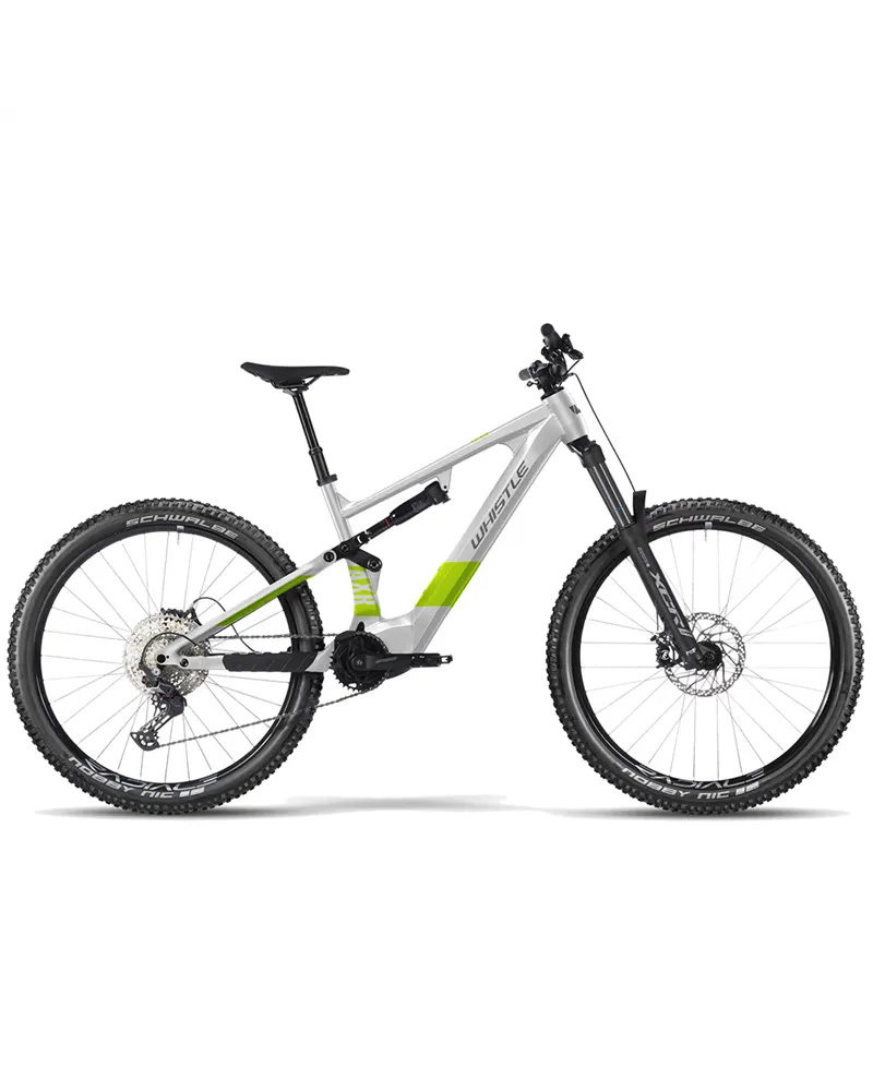 Atala Whistle e-MTB AXR RA4.7 Shimano Deore 12sp Avinox M2 800Wh, Silver/Green