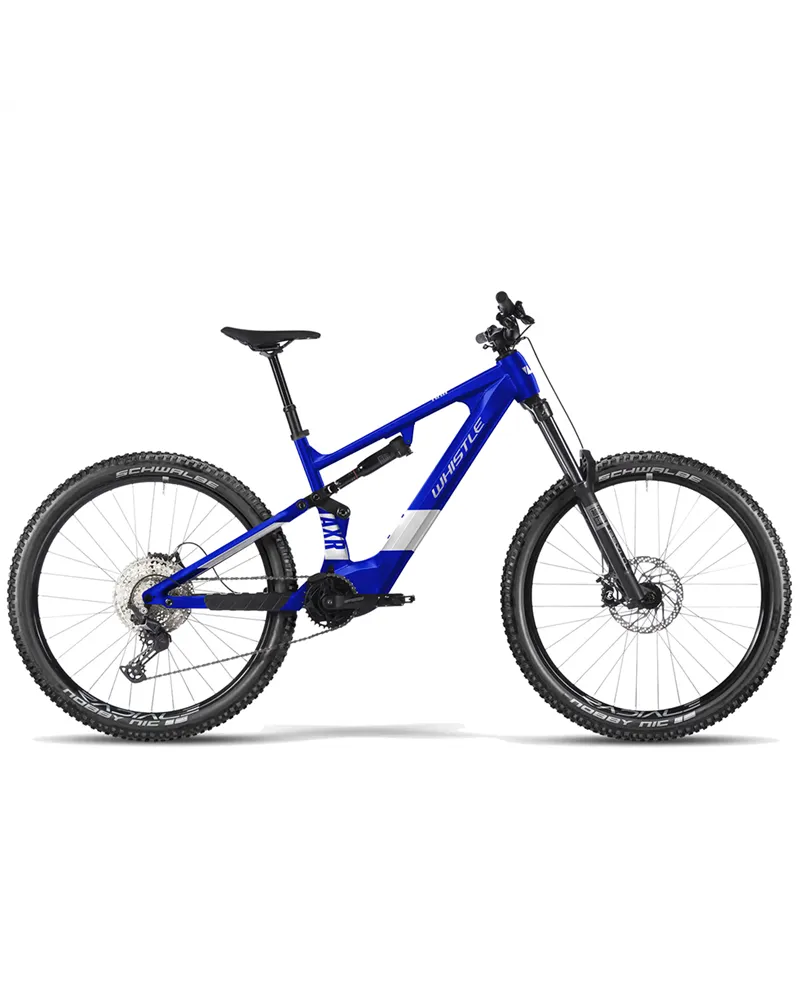 Atala Whistle e-MTB AXR RA5.7 Shimano Deore XT 12v Avinox M2 800Wh, Blu/Argento