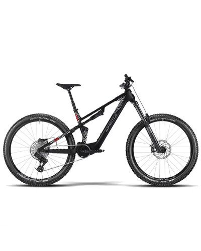 Atala Whistle e-MTB AXR RC6.7 Sram S1000 Eagle AXS 12v Avinox M2 800Wh, Nero/Bianco-Righe