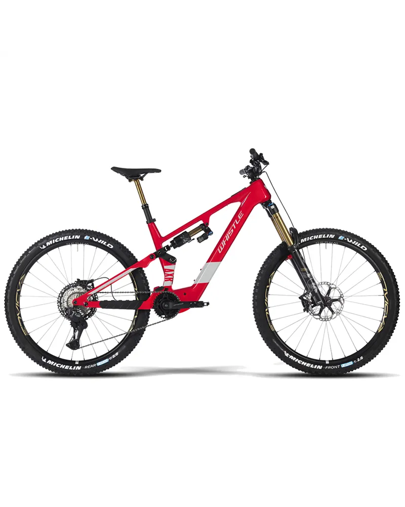 Atala Whistle e-MTB AXR C10.7 Shimano Deore XT Di2 12v Avinox M2S 800Wh, Rosso/Grigio