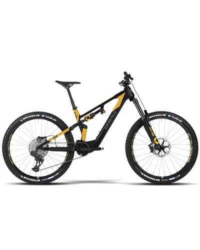 Atala Whistle e-MTB AXR C9.7 Sram GX Eagle AXS 12v Avinox M2S 800Wh, Nero/Oro-Righe