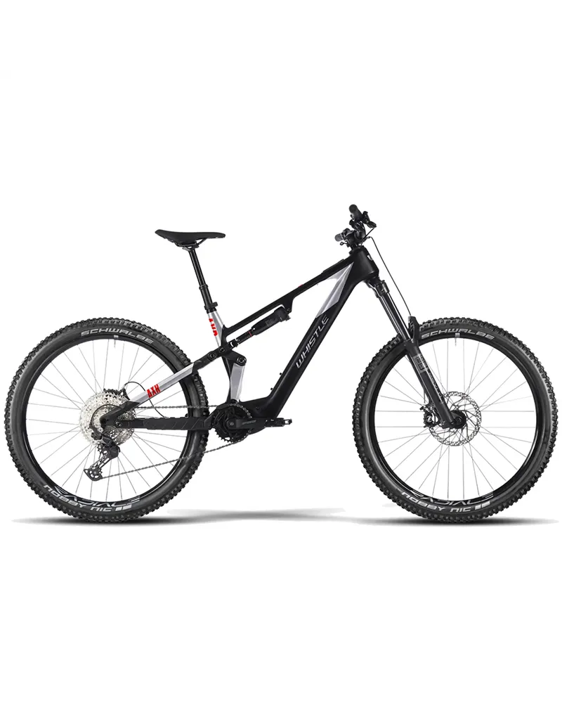 Atala Whistle e-MTB AXR CA5.6 Shimano XT 12v Avinox M2S 800Wh, Nero/Grigio