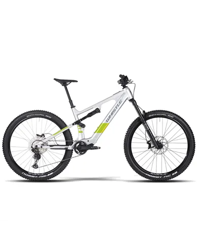Atala Whistle e-MTB AXR RA5.7 Shimano Deore XT 12v Avinox M2 800Wh, Argento/Verde