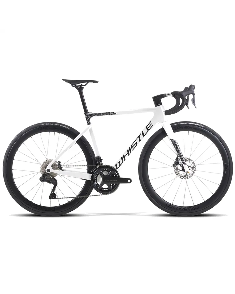 Atala Whistle Vaero 2R Shimano Ultegra Di2 12V, Bianco/Nero