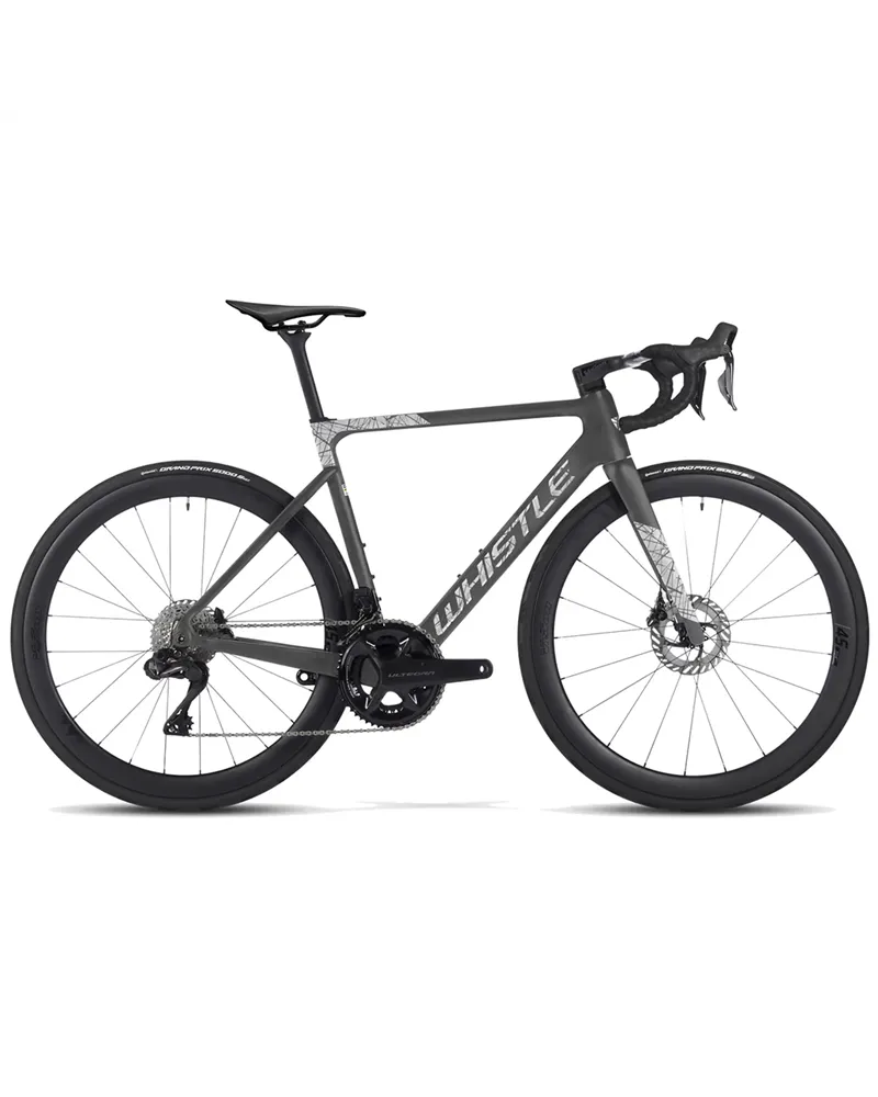 Atala Whistle Vaero 2R Shimano Ultegra Di2 12V, Titanio/Bianco