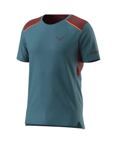 Dynafit Sky Men's Trail Running Short Sleeve Tee, Mallard Blue/1570