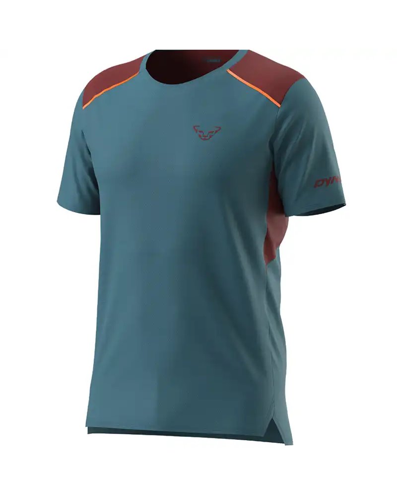 Dynafit Sky Men's Trail Running Short Sleeve Tee, Mallard Blue/1570