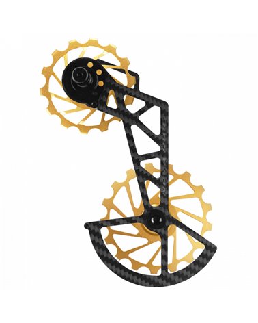 Nova Ride Rear Derailleur Cage OSPW Oversized Pulley Wheel Systems Shimano Ultegra/Dura-Ace 12s, Gold