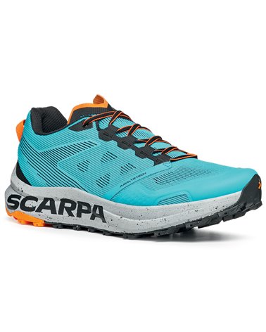 Scarpa Spin Planet Men's Trail Running Shoes, Azure/Black