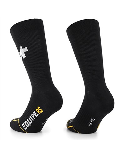 Assos RS Spring Fall Cycling Socks, Black Series