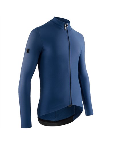 Assos Mille GT Spring Fall C2 Maglia Maniche Lunghe Uomo Full Zip, Stone Blue