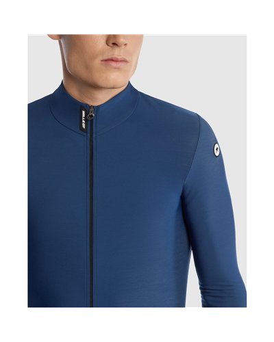Assos Mille GT Spring Fall C2 Maglia Maniche Lunghe Uomo Full Zip, Stone Blue