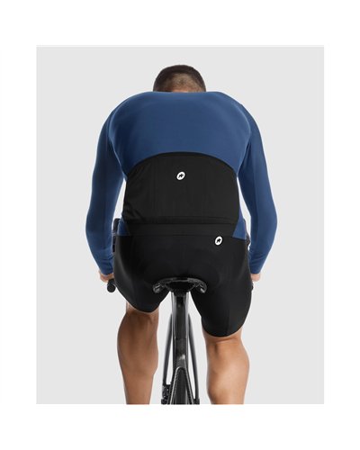 Assos Mille GT Spring Fall C2 Maglia Maniche Lunghe Uomo Full Zip, Stone Blue