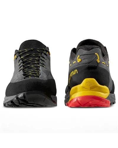 La Sportiva TX Guide Leather Men's Approach Shoes, Carbon/Yellow