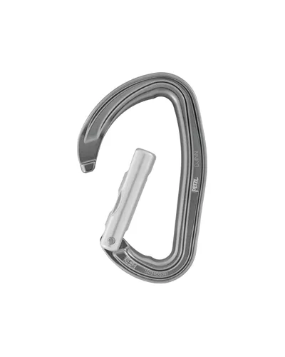 Petzl Djinn Straight Gate Biner, Gray