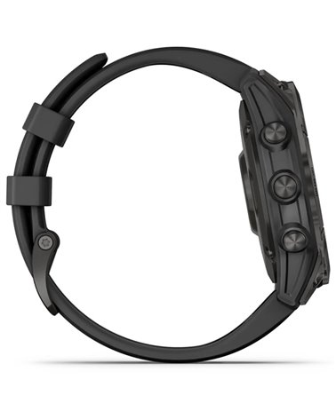 Garmin Epix (Gen 2) Sapphire Edition Case 47mm GPS Watch Wrist-Based HR, Black Titanium/Black